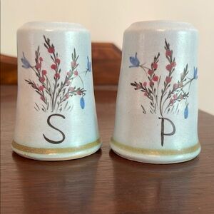 Scottish Buchan Thistleware Salt & Pepper Shakers